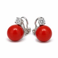 Orecchini Ultima Edizione Donna in Argento OAO5751-CORALLO